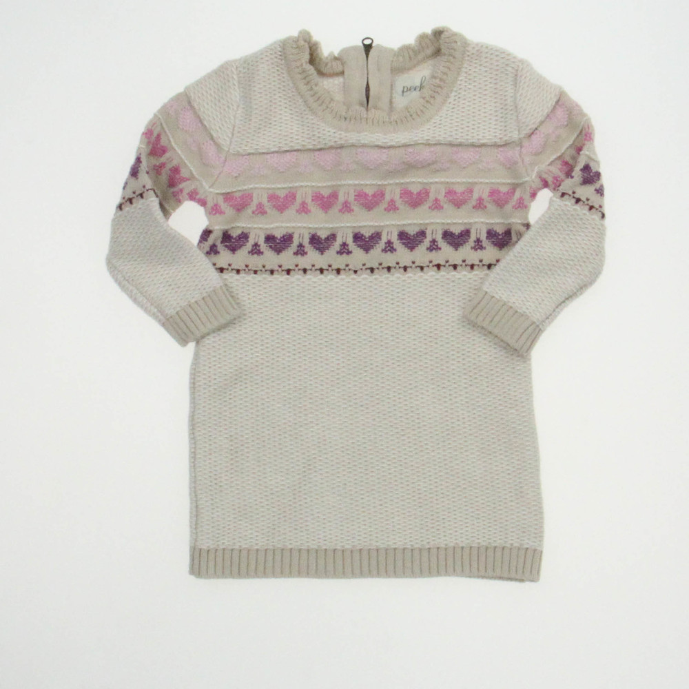 Peek Boys Tan Sweater Dress size: 12-18 Months